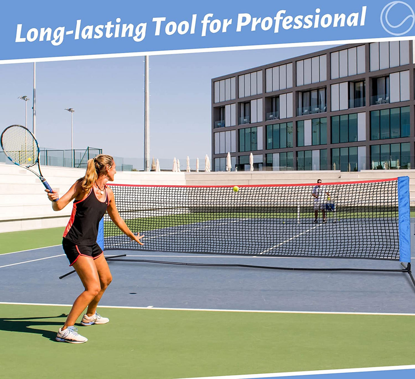 Kapler Portable Tennis Net, Volleyball Net,Badminton Net