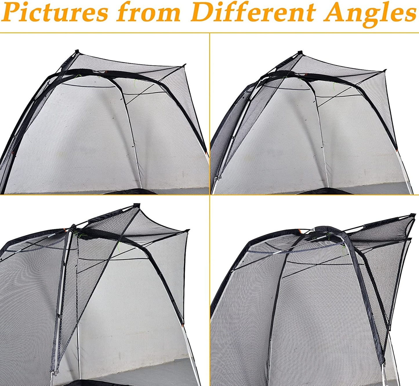 Kapler 17x6in Golf Net Roof Attachment for 12x7x6ft Golf Net