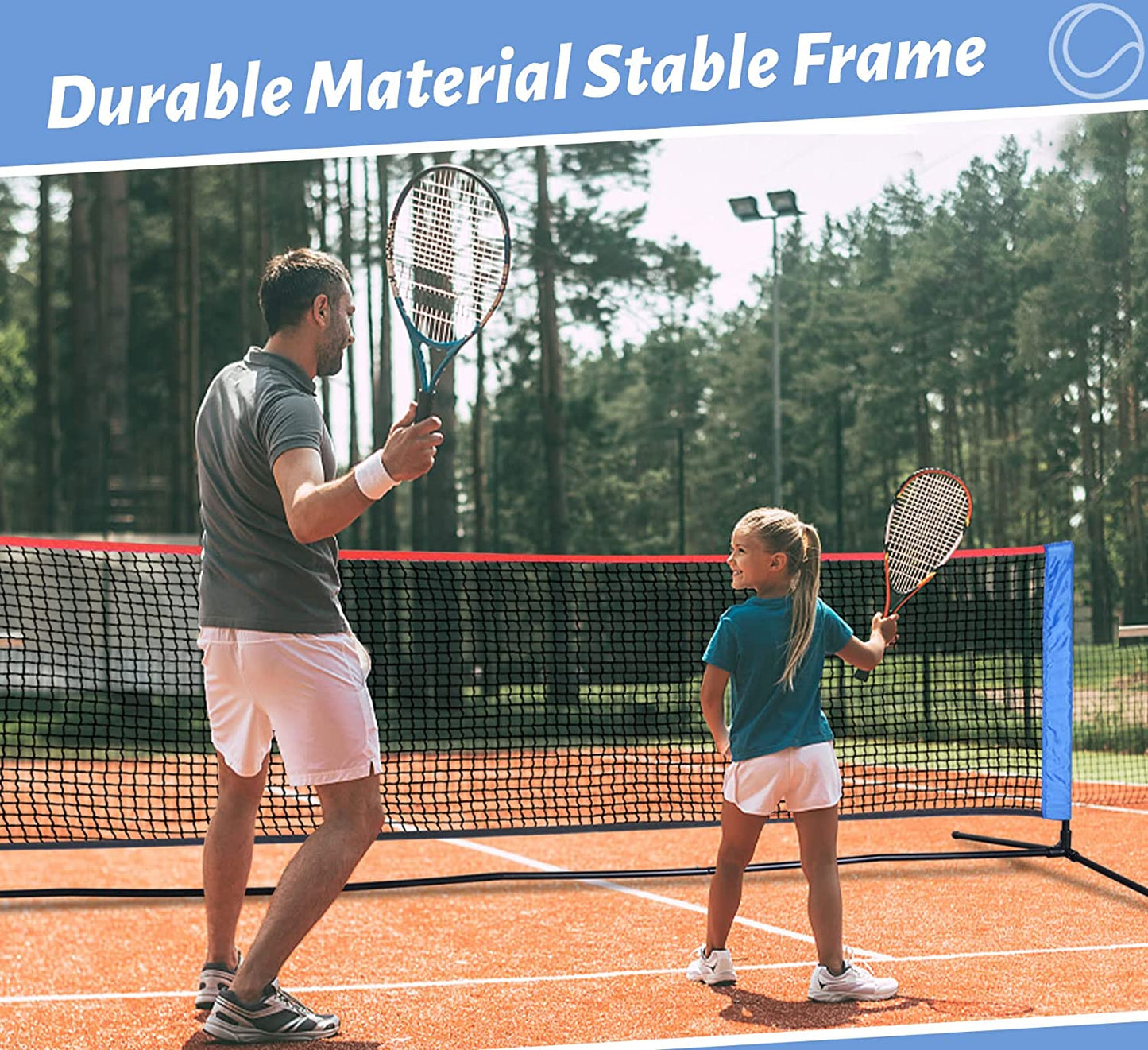 Kapler Portable Tennis Net, Volleyball Net,Badminton Net