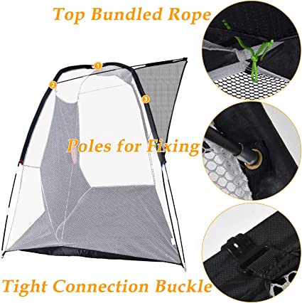 Kapler 17x6in Golf Net Roof Attachment for 12x7x6ft Golf Net