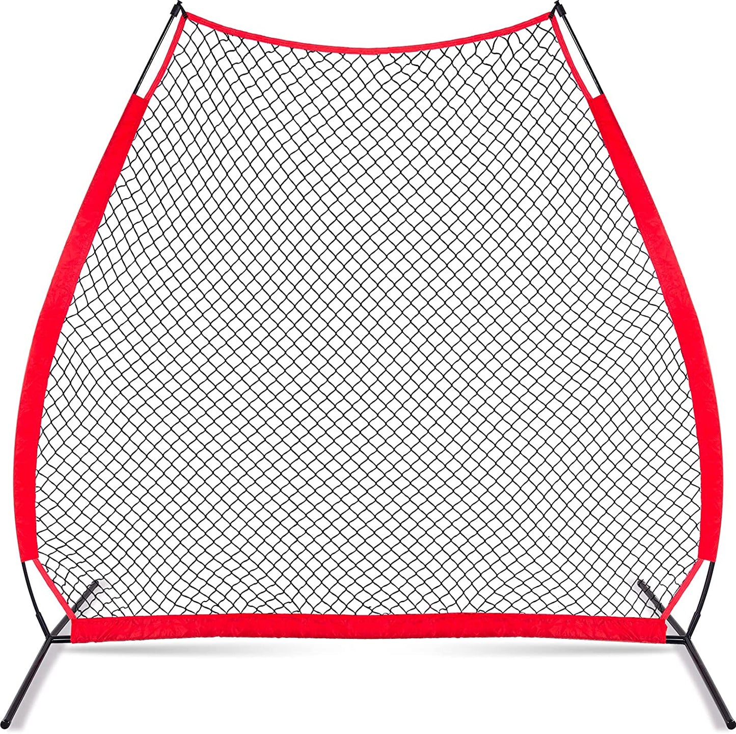 Baseball Screen A-Frame, 7X7FT Pitching Screen Baseball Softball Training Net with A Carry Bag | Kapler