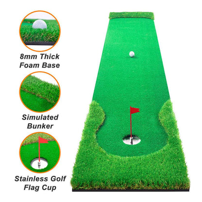 Kapler Golf Hitting Mats Golf Putting 10X1.6