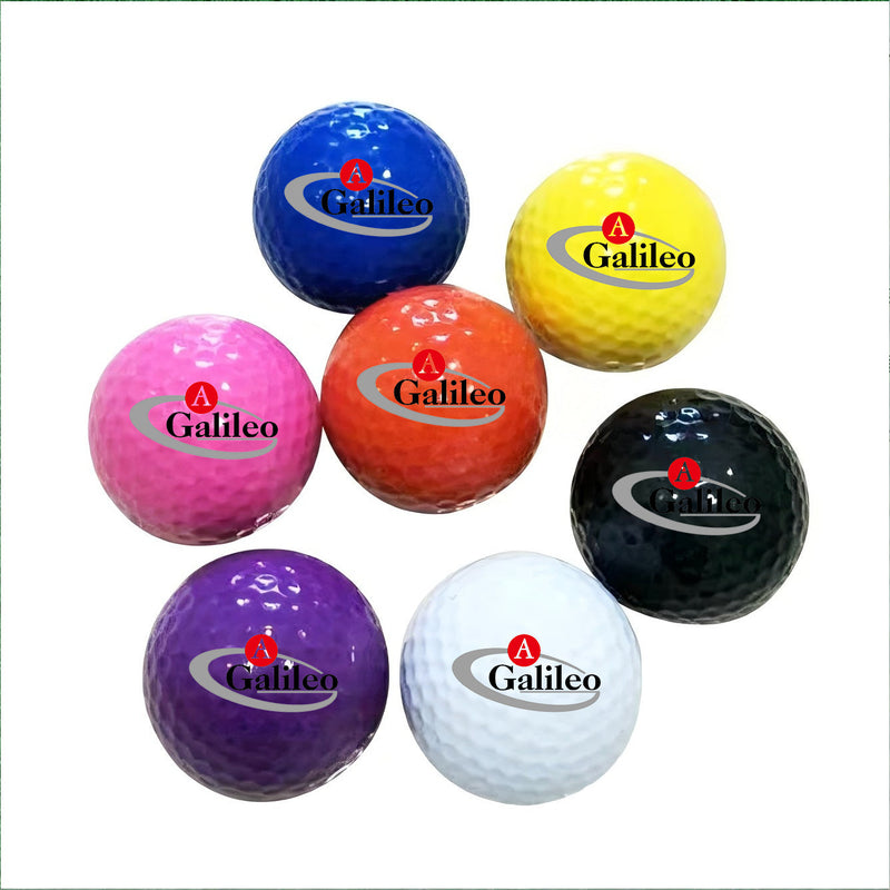 One Dozen Random Color Colorful Indoor Present Golf Ball
