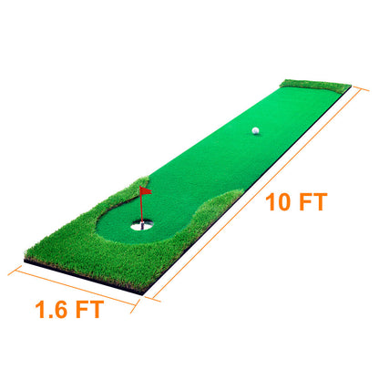 Kapler Golf Hitting Mats Golf Putting 10X1.6
