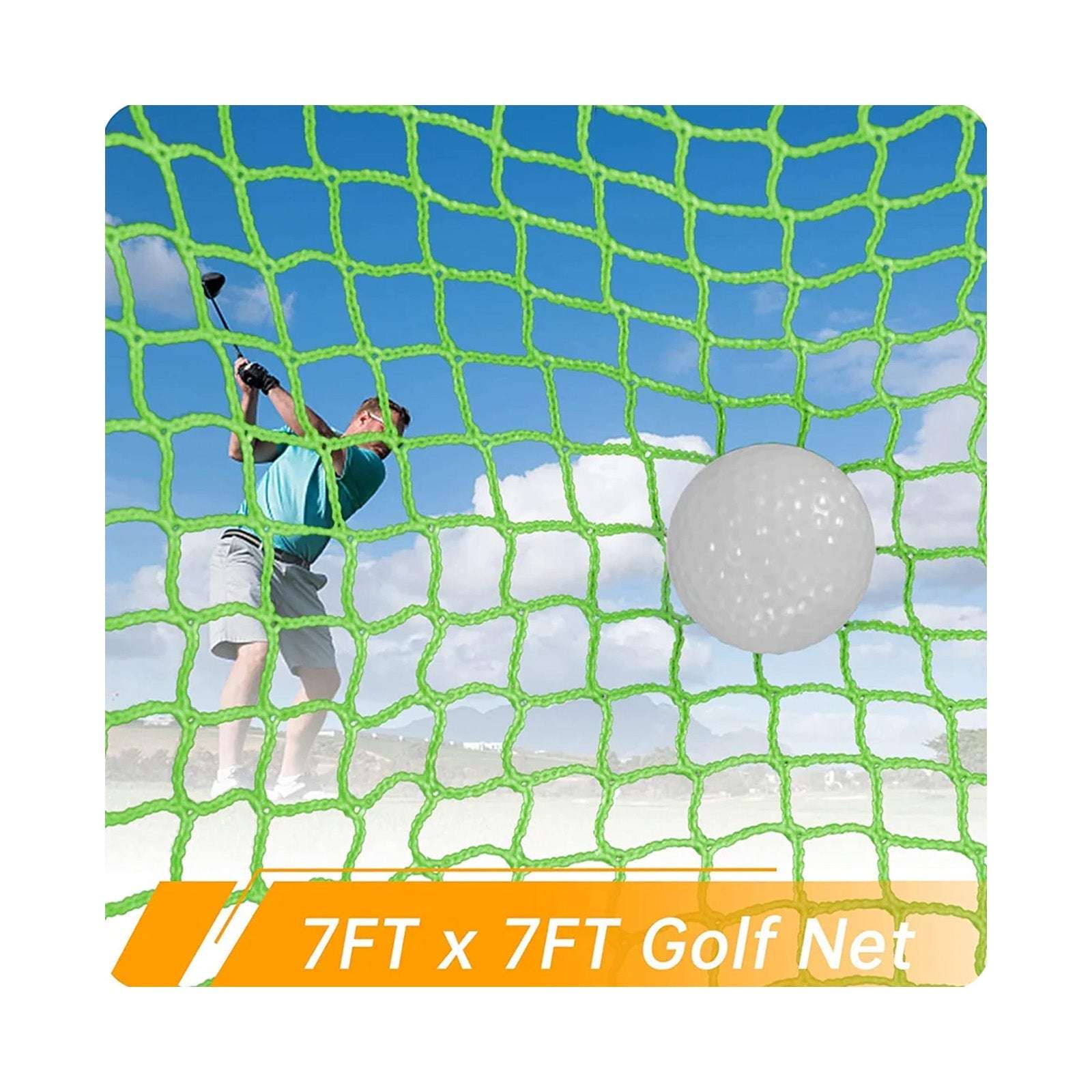 Kapler Golf Cage Replacement Net 7X7ft