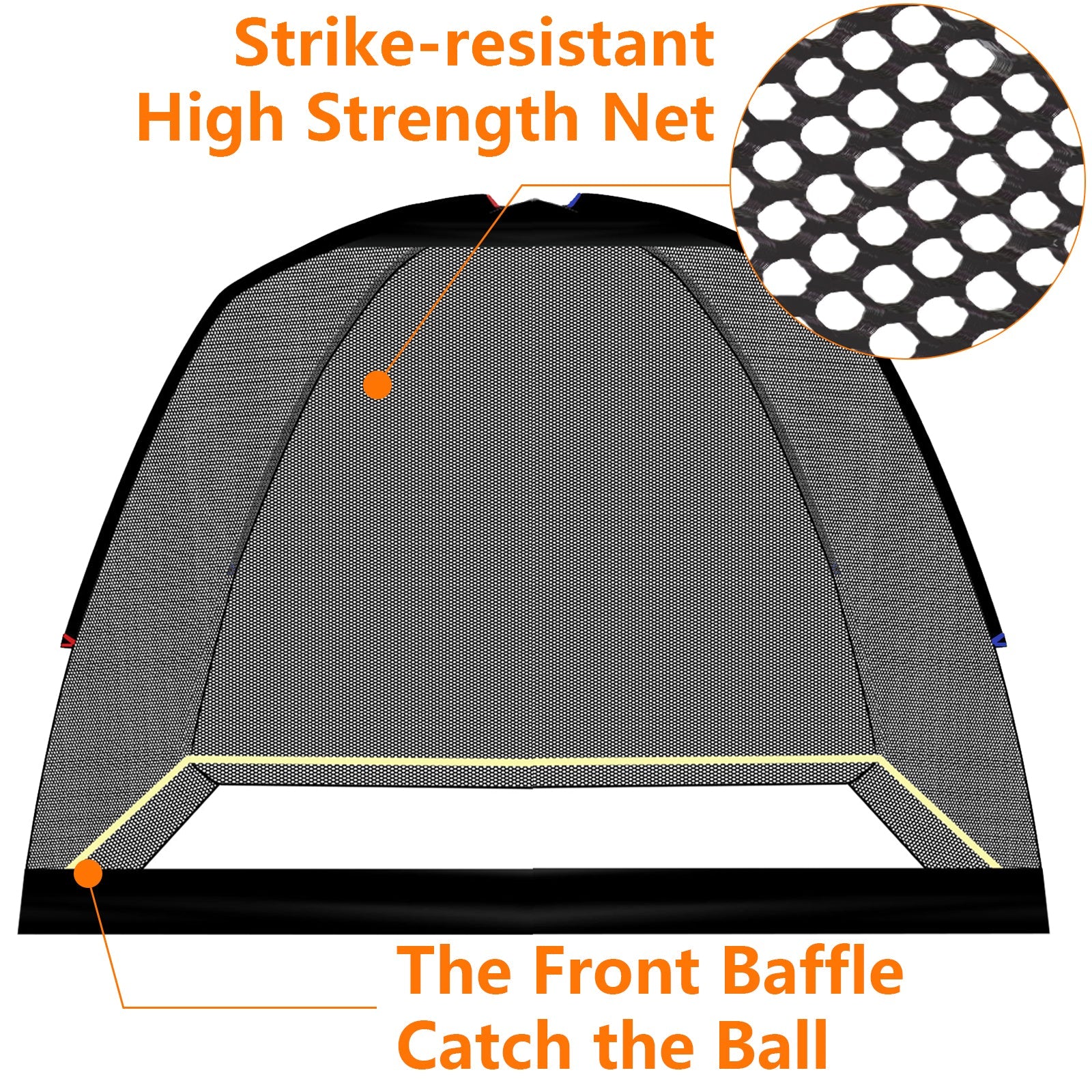 golf replacement net 10x7x6ft