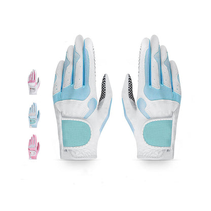 Microfiber Leather Wear Risistant and Non-Slip Grain Golf Gloves Women Gloves