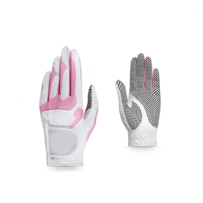 Microfiber Leather Wear Risistant and Non-Slip Grain Golf Gloves Women Gloves - Kapler Sports