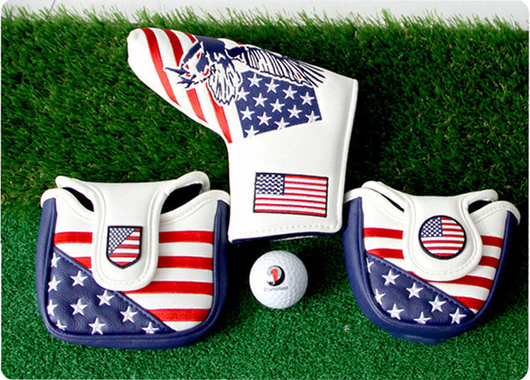 The Stars and Stripes Golf Putter Head Cover | Kapler Sports - Kapler Sports
