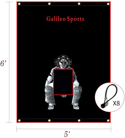 Kapler Softball Backstop Viny Target 5X6ft
