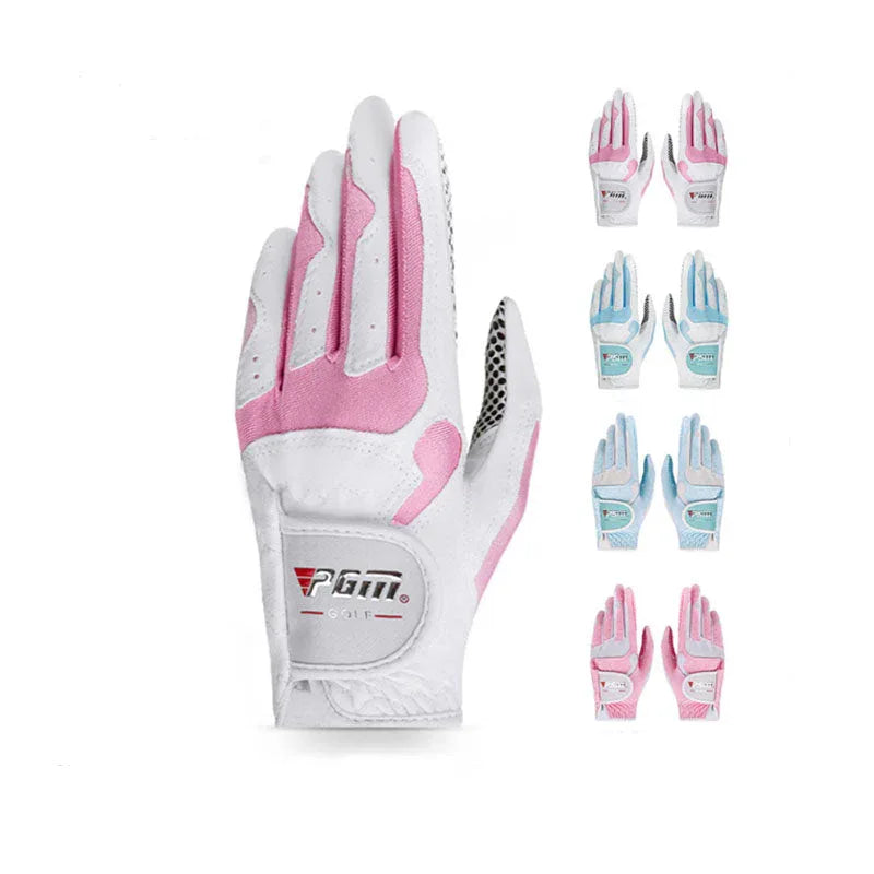 Microfiber Leather Wear Risistant and Non-Slip Grain Golf Gloves Women Gloves - Kapler Sports