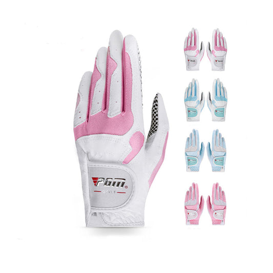 Microfiber Leather Wear Risistant and Non-Slip Grain Golf Gloves Women Gloves