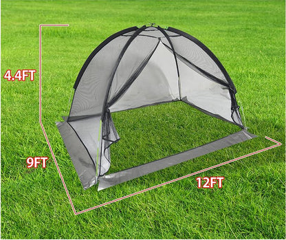 Kapler 19x2 FT Pond Cover Net vegetable plot Cover Net with Storage Bag