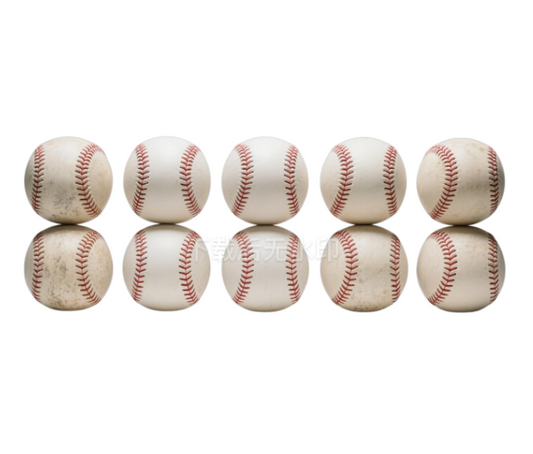 Rarapop Blank Standard Baseball Balls ten