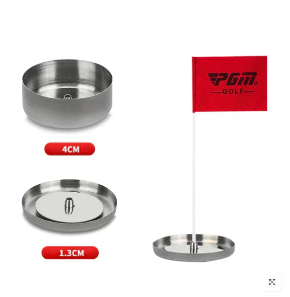 Stainless Steel Green Hole Cup Golf Flag - Kapler Sports