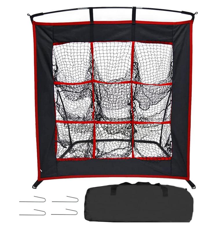 Kapler Portable Baseball Softball Pitching Net with Strike Zone 4x4FT