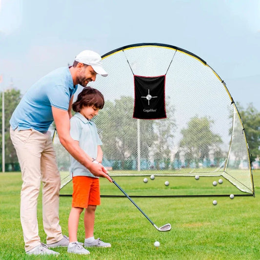 Golf Hitting Practice Nets for Backyard Frame and Net 4x7x10Ft - Kapler Sports