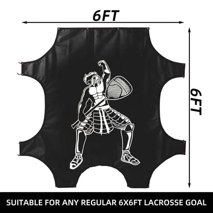 Kapler 6x6FT Lacrosse Goal Targets - Corner Shooting Practice Nets for Standard Size Goals - Precision Training Aid