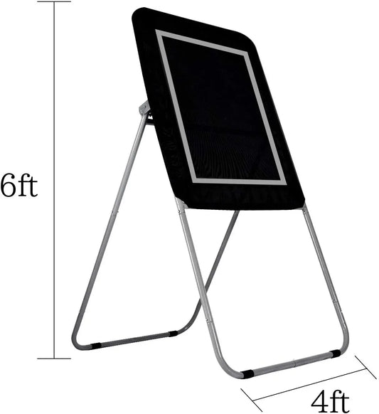 Kapler Lacrosse&Baseball Rebounder,Folding Lacrosse Throwback Rebounde Rebound Target | 6x4 Size - Kapler Sports