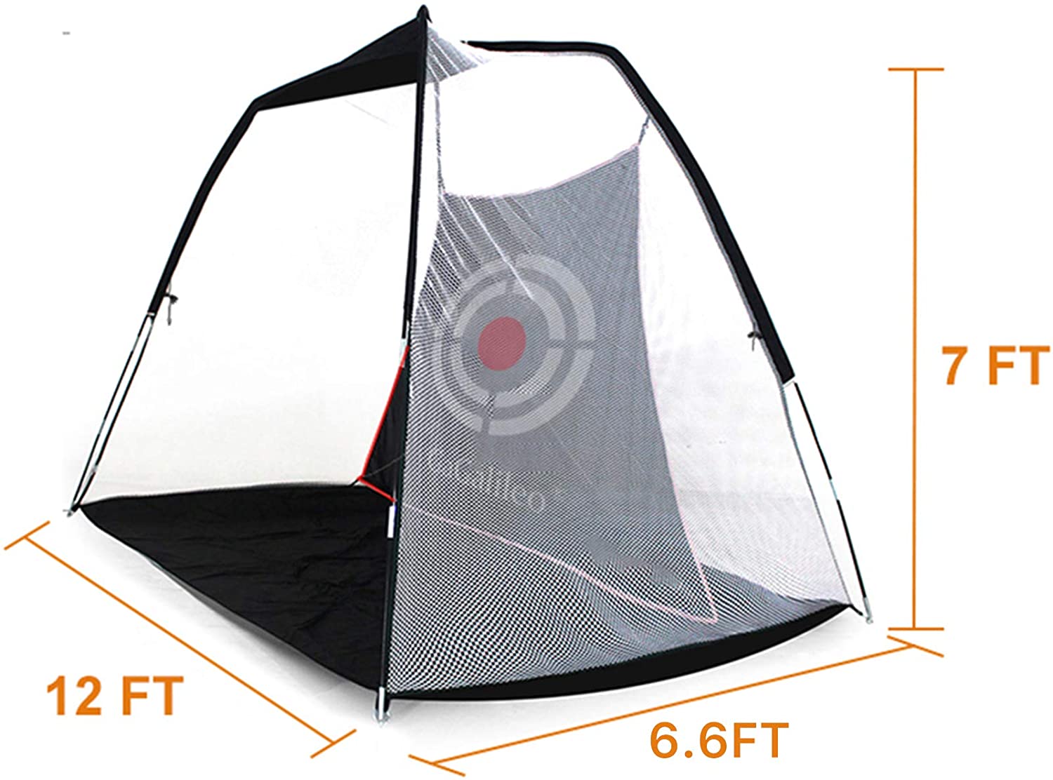 Kapler Golf Net 12'x7'x6.6' C Backyard & Indoor Driving Practice Net