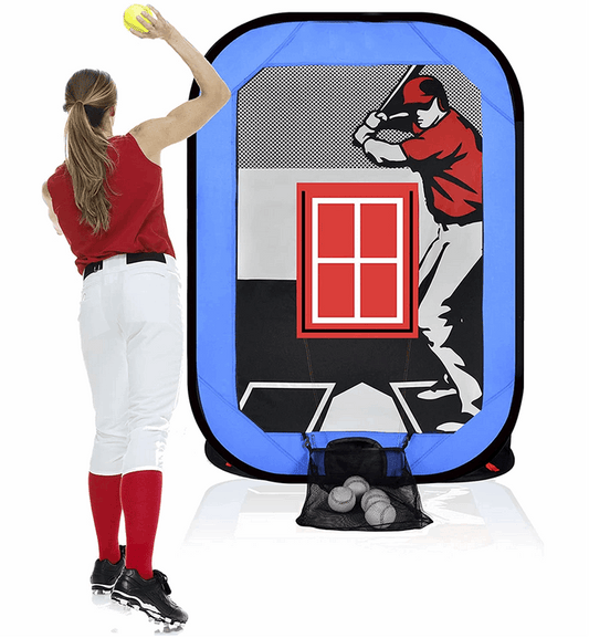 Kapler Kids Pop-Up Pitching Net 66 x 48 x 52 in