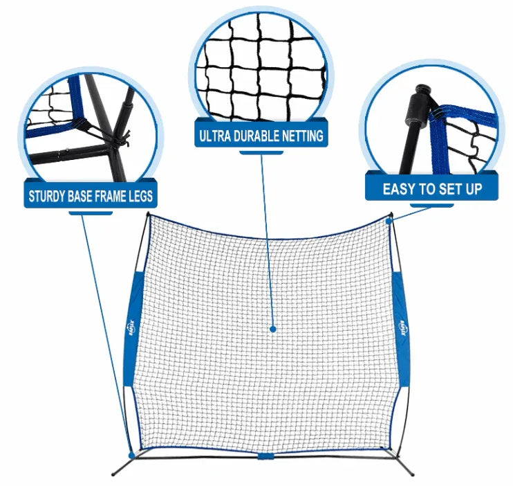 Kapler Protective Pitching Screen for Baseball Softball Football Lacrosse Soccer 7X7ft - Kapler Sports