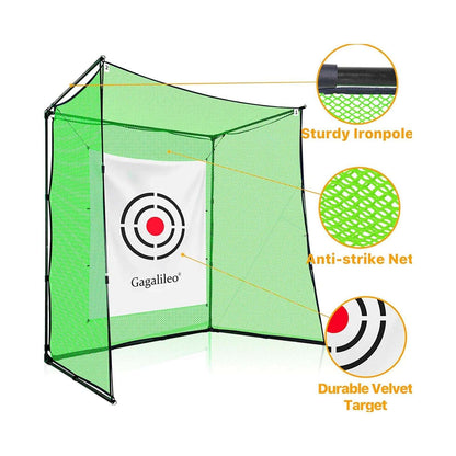 Kapler Golf Hitting Practice Cage 7.7X7.7X4.6 ft
