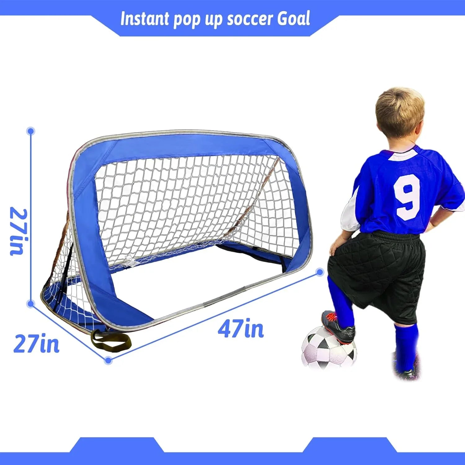 Kapler Soccer Goal 27x27x47 - Kapler Sports