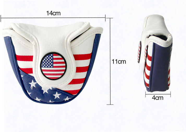 The Stars and Stripes Golf Putter Head Cover | Kapler Sports - Kapler Sports