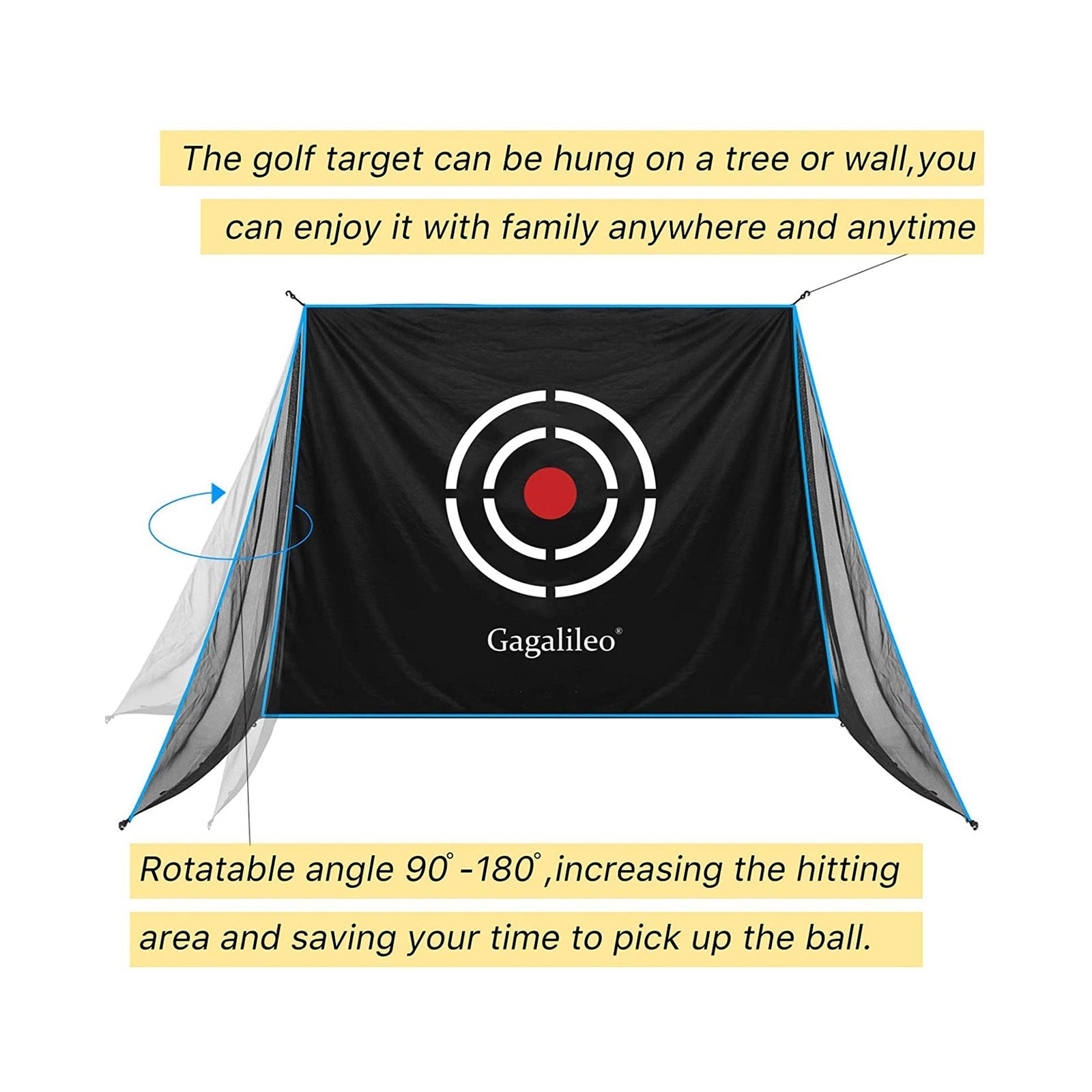 Kapler Portable Pop-Up Driving Net 8X7X7