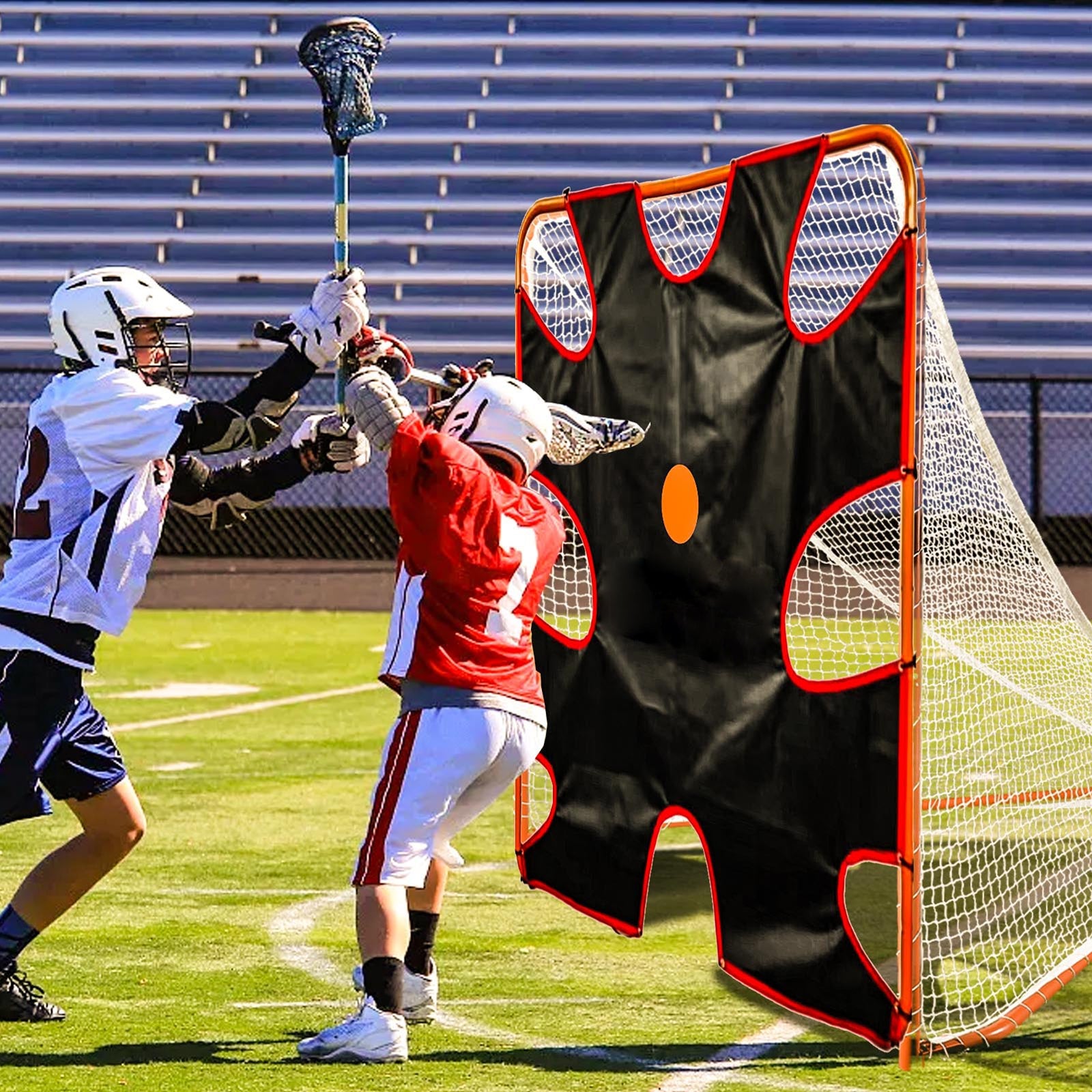 Kapler 6x6 Lacrosse Target - Corner Shooting Trainer for Standard Goals