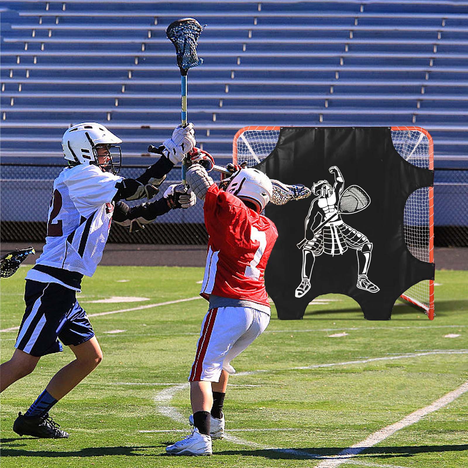 Kapler 6x6FT Lacrosse Goal Targets - Corner Shooting Practice Nets for Standard Size Goals - Precision Training Aid