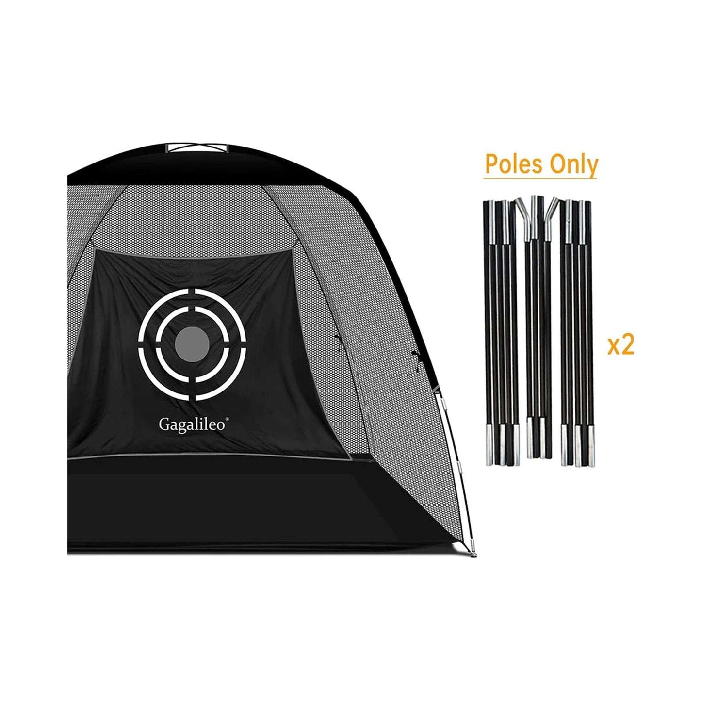 Kapler Golf Replacement Curved Poles 10x7x6 12X7X6.6