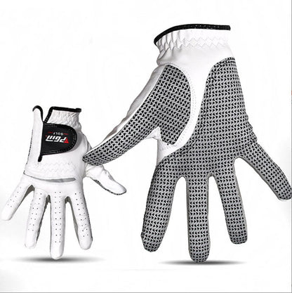 A Pair of Antiskid Particle Sheepskin Men's Sports Gloves