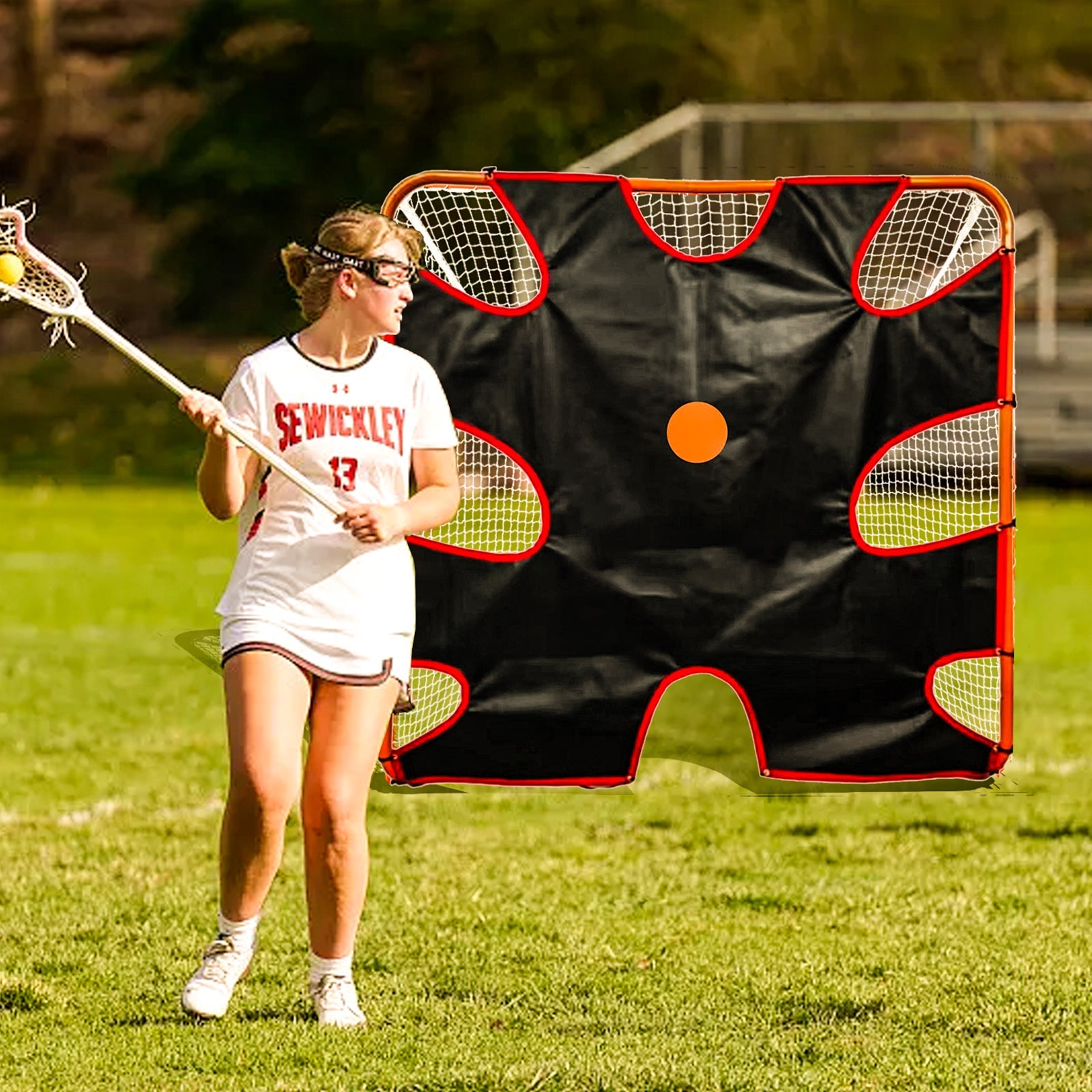 Kapler 6x6 Lacrosse Target - Corner Shooting Trainer for Standard Goals
