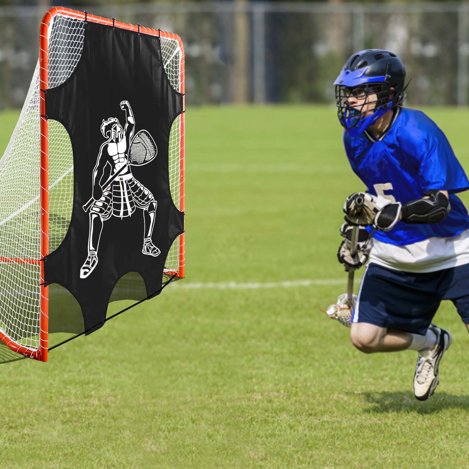 Kapler 6x6FT Lacrosse Goal Targets - Corner Shooting Practice Nets for Standard Size Goals - Precision Training Aid