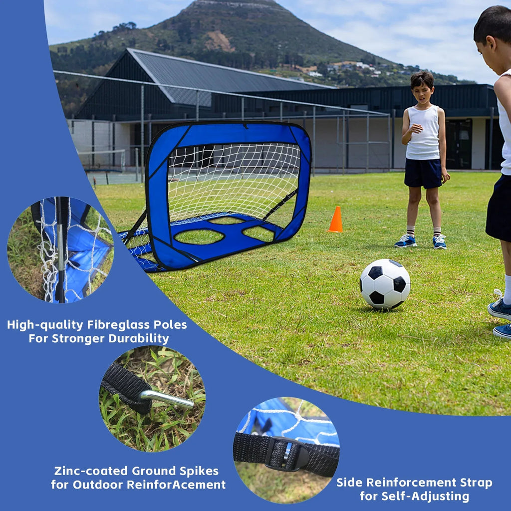 Pop up football goal 4X2.5X2.5ft - Kapler Sports