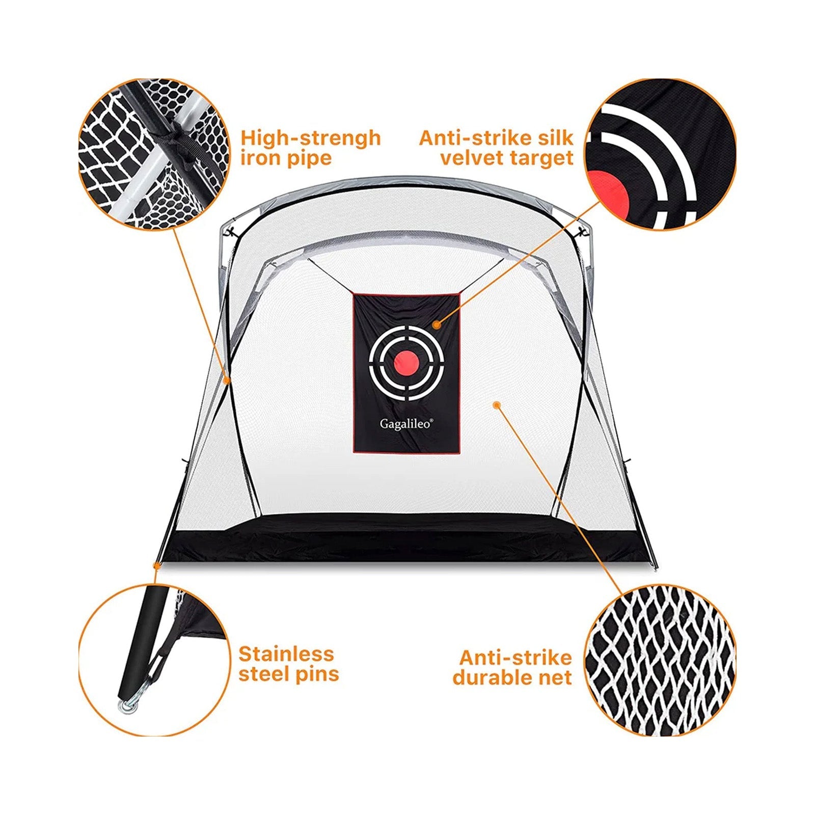 Kapler Golf Hitting Nets 9X7X5ft