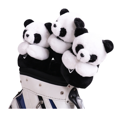Panda-style 3 pieces golf head covers | Kapler Sports