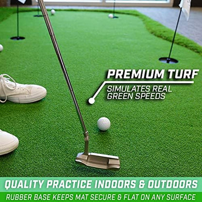 Kapler Golf Putting Green - 10 x 5 ft or 12 x 5 ft - Indoor & Outdoor Putting Practice