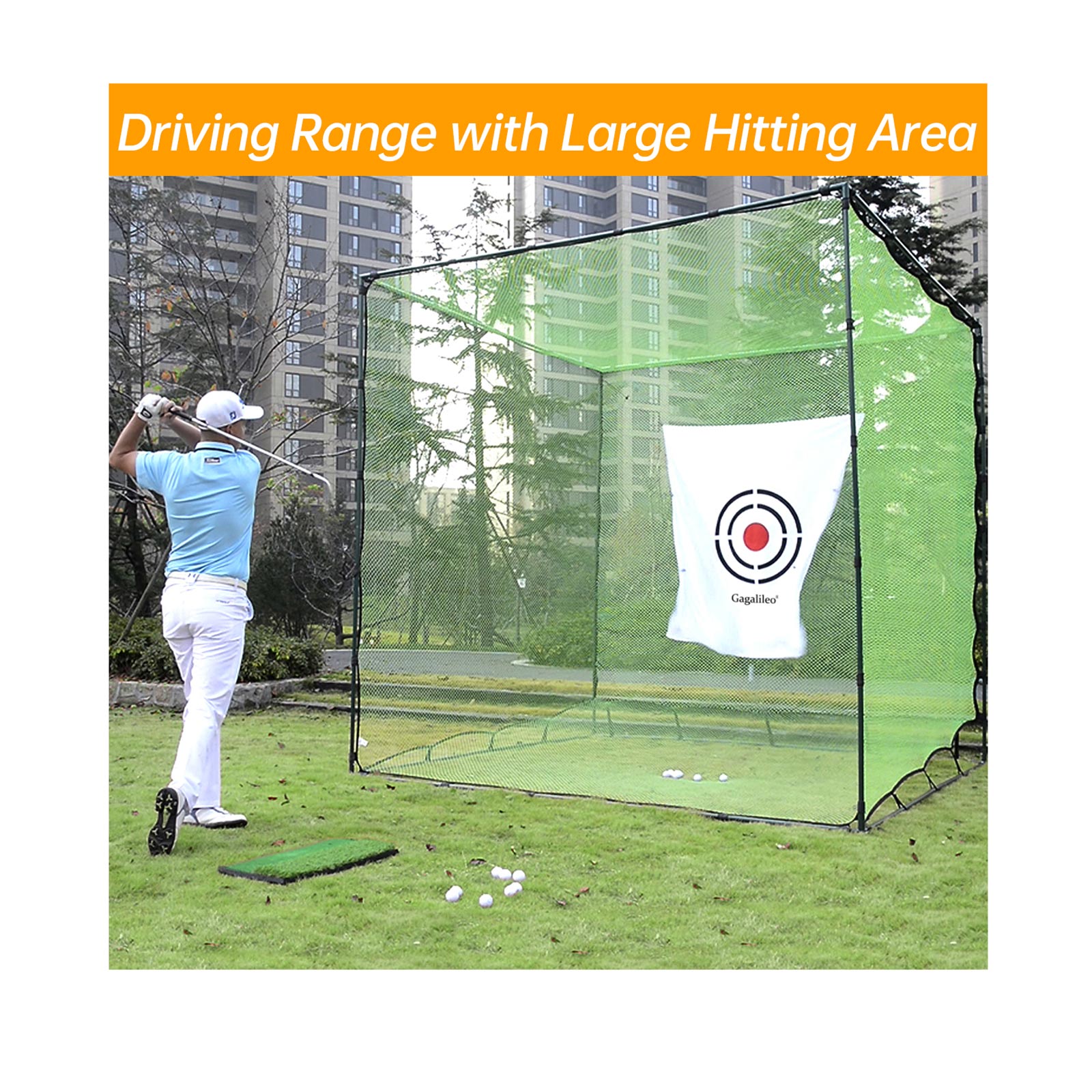 Kapler Golf Hitting cage 10x10x10ft