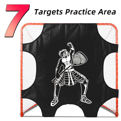 Kapler 6x6FT Lacrosse Goal Targets - Corner Shooting Practice Nets for Standard Size Goals - Precision Training Aid