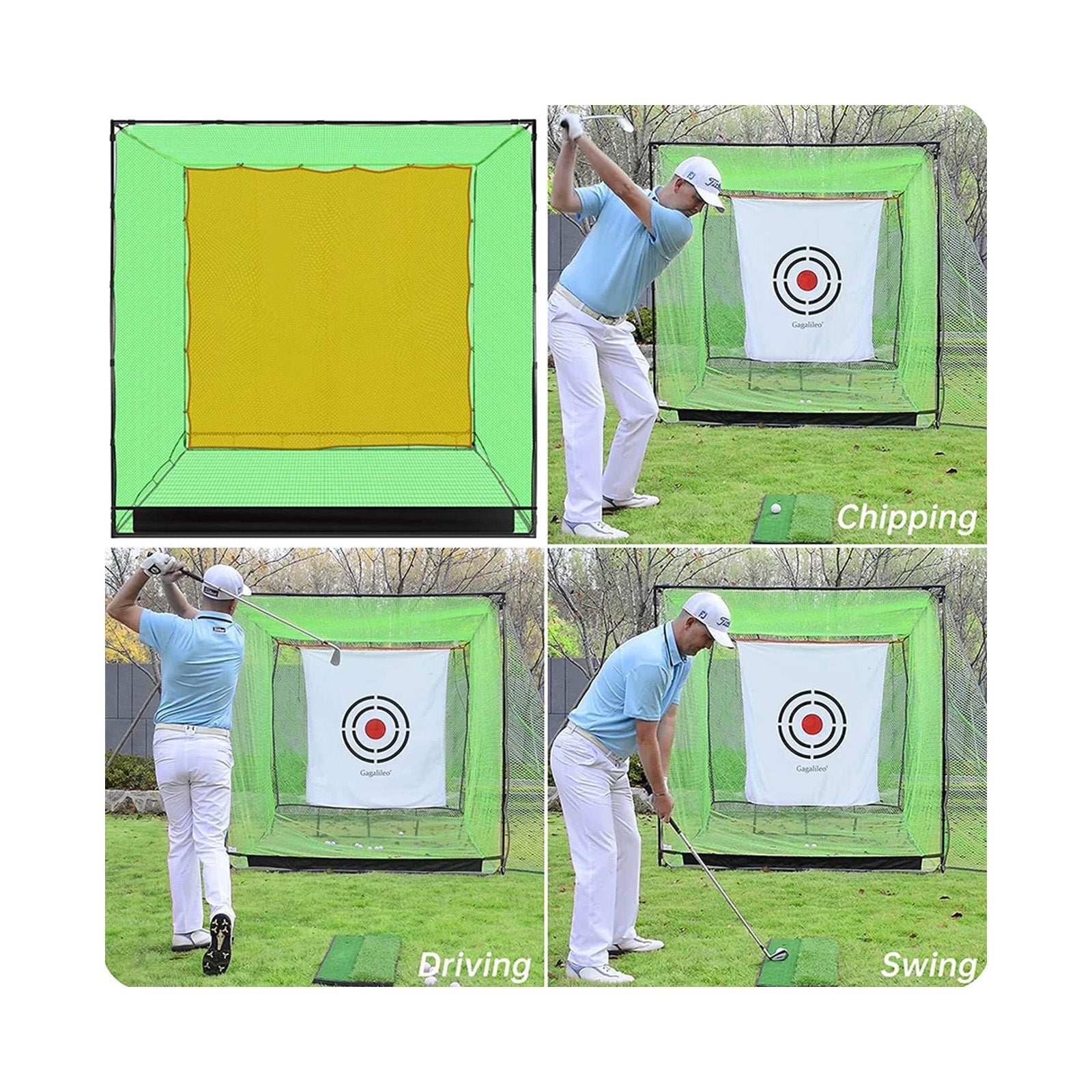 Kapler Golf Cage Replacement Net 7X7ft