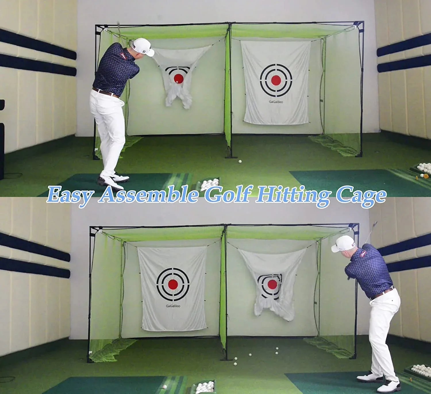 Kapler Swing Training Golf Cage 14x7X7ft - Kapler Sports