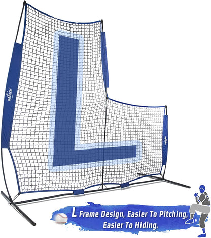 7X7ft Barrier L Screen Baseball Pitching Screen -CAD