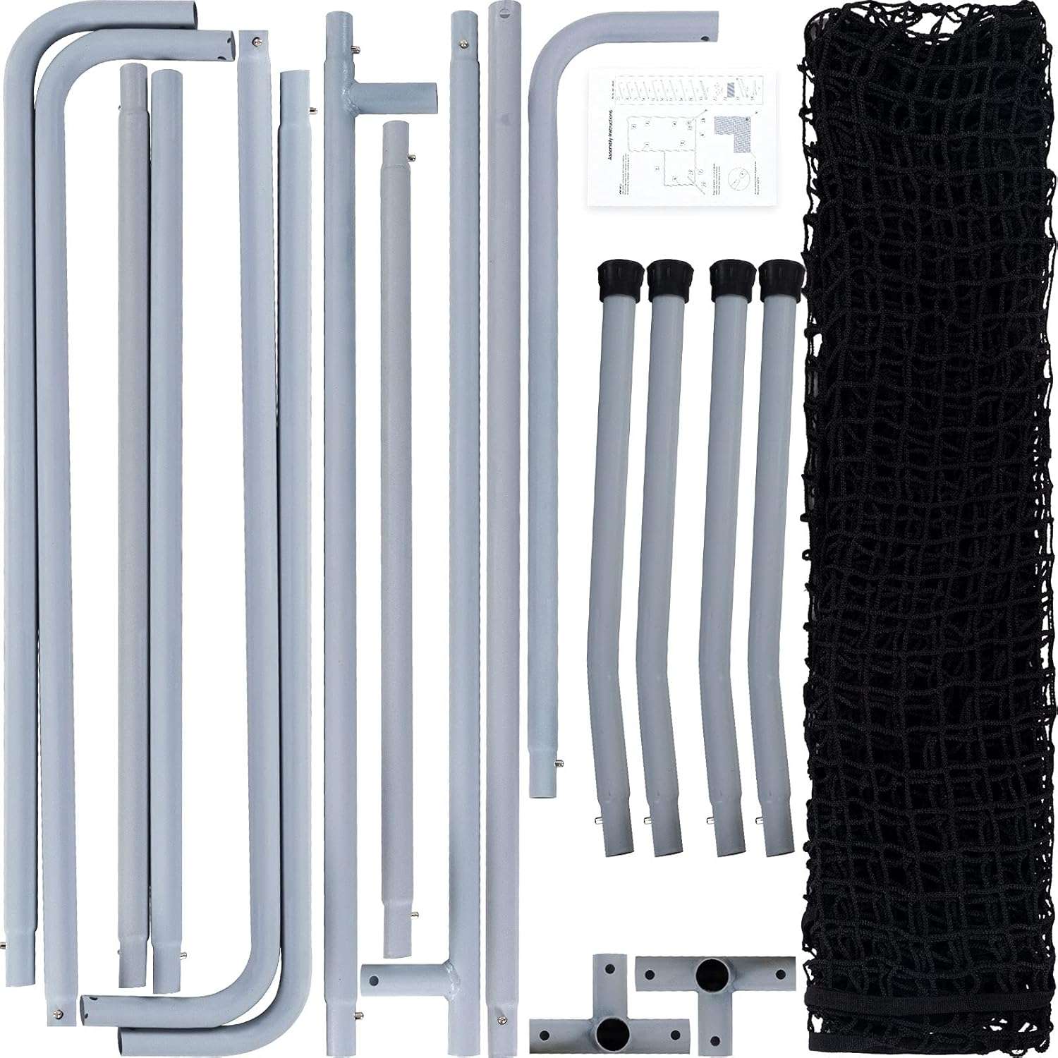 Kapler L Replacement Baseball Pitching Protective Screen 7X7FT (Black)