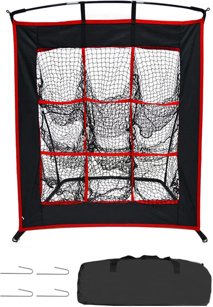 Kapler Baseball Softball Pitching Net with Strike Zone 4x3FT