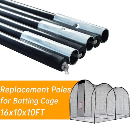 Kapler Replacement Baseball Poles 16x10x10FT
