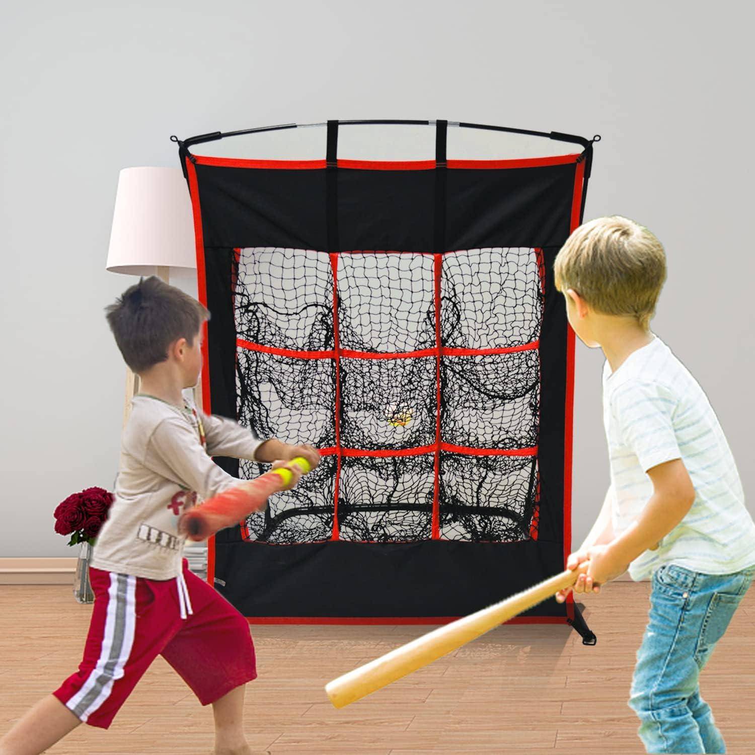 Kapler Baseball Softball Pitching Net with Strike Zone 4x3FT - Kapler Sports