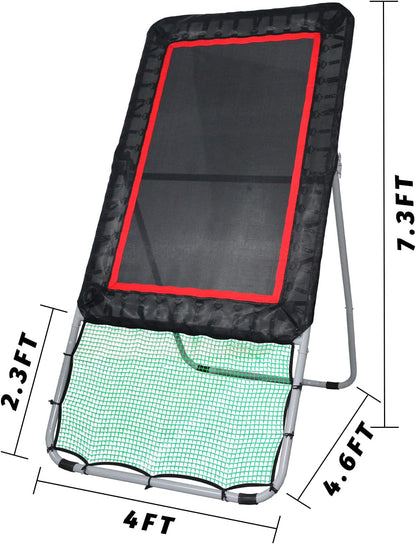 Kapler Lacrosse Rebounder,Folding Lacrosse Throwback Rebounde Rebound Target | 4x6FT Size